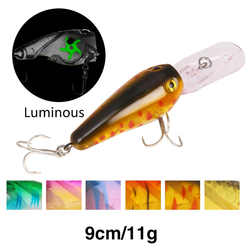 HAODIAOZHE 1 шт. Crankbait рыболовная Кривошип твердый воблер искусственные приманки isca 9