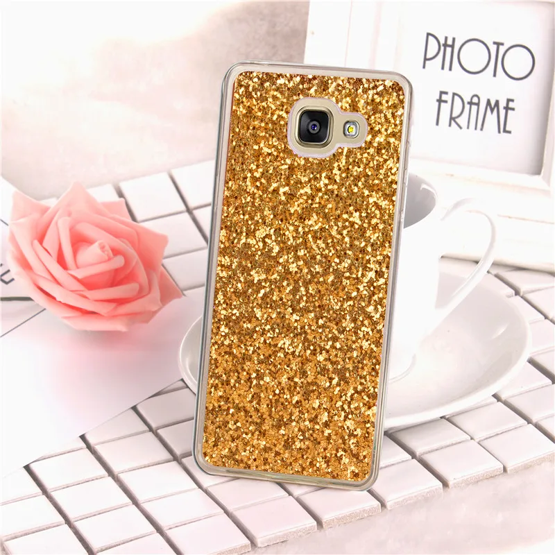 For Samsung A5 2016 A510 Case Colored Shiny Glitter Silicone TPU Gel Soft Back Cover Phone for Galaxy A510F |