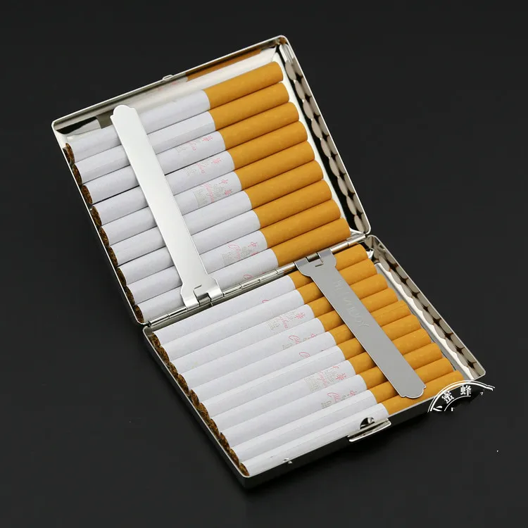 20 шт. чехол для сигарет Металлический футляр сигарет|box balance|box originalcigarette lighter extension