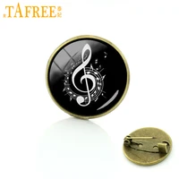 tafree symphony music note pins promotion fancy musical note badge wholesale for men women wedding business brooches gift t822