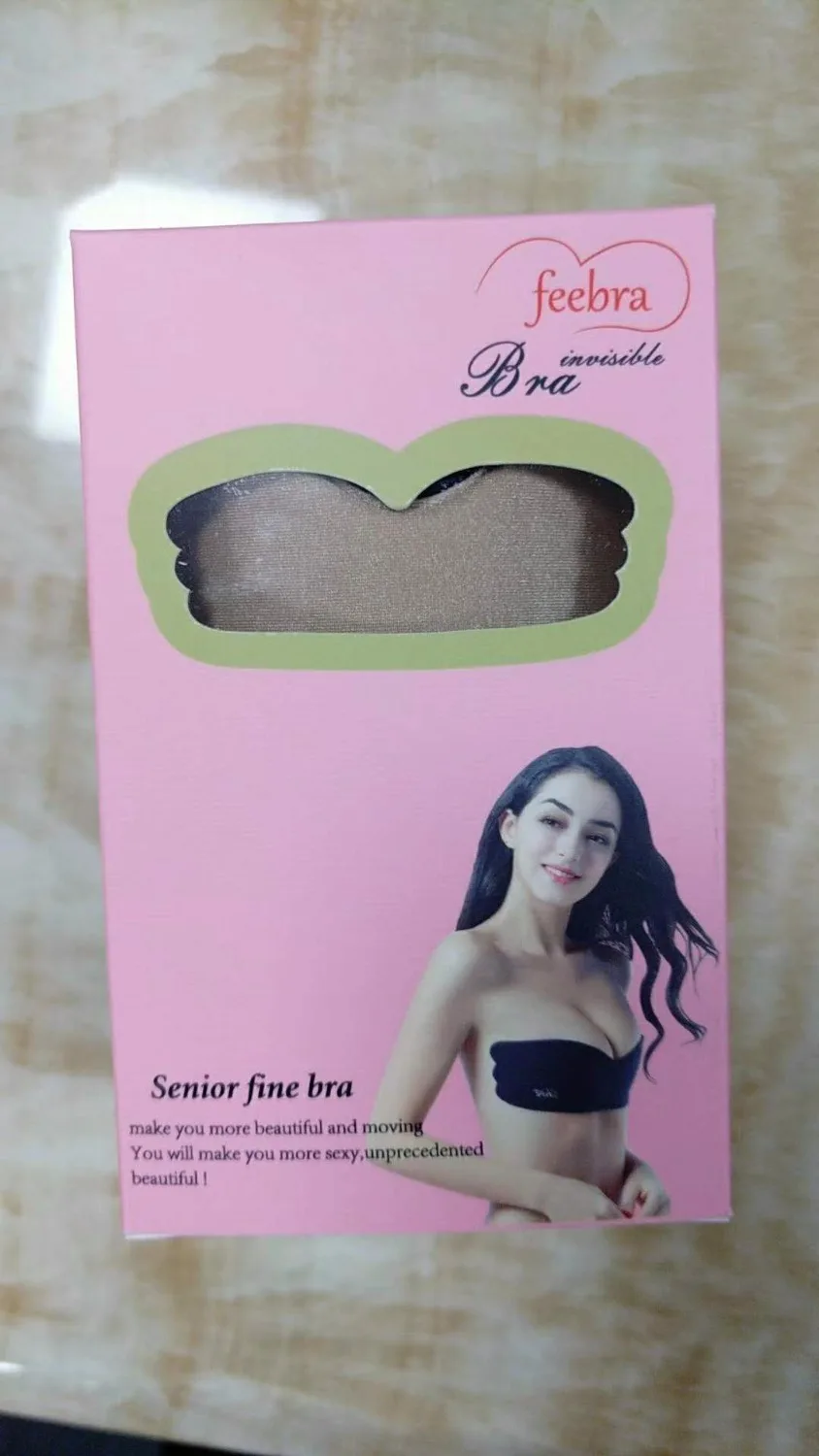 Tianlan Bra Sexy Women Push Up Bra Self-Adhesive Silicone Gel Invisible Bra Seamless Strapless Backless Bra bralette