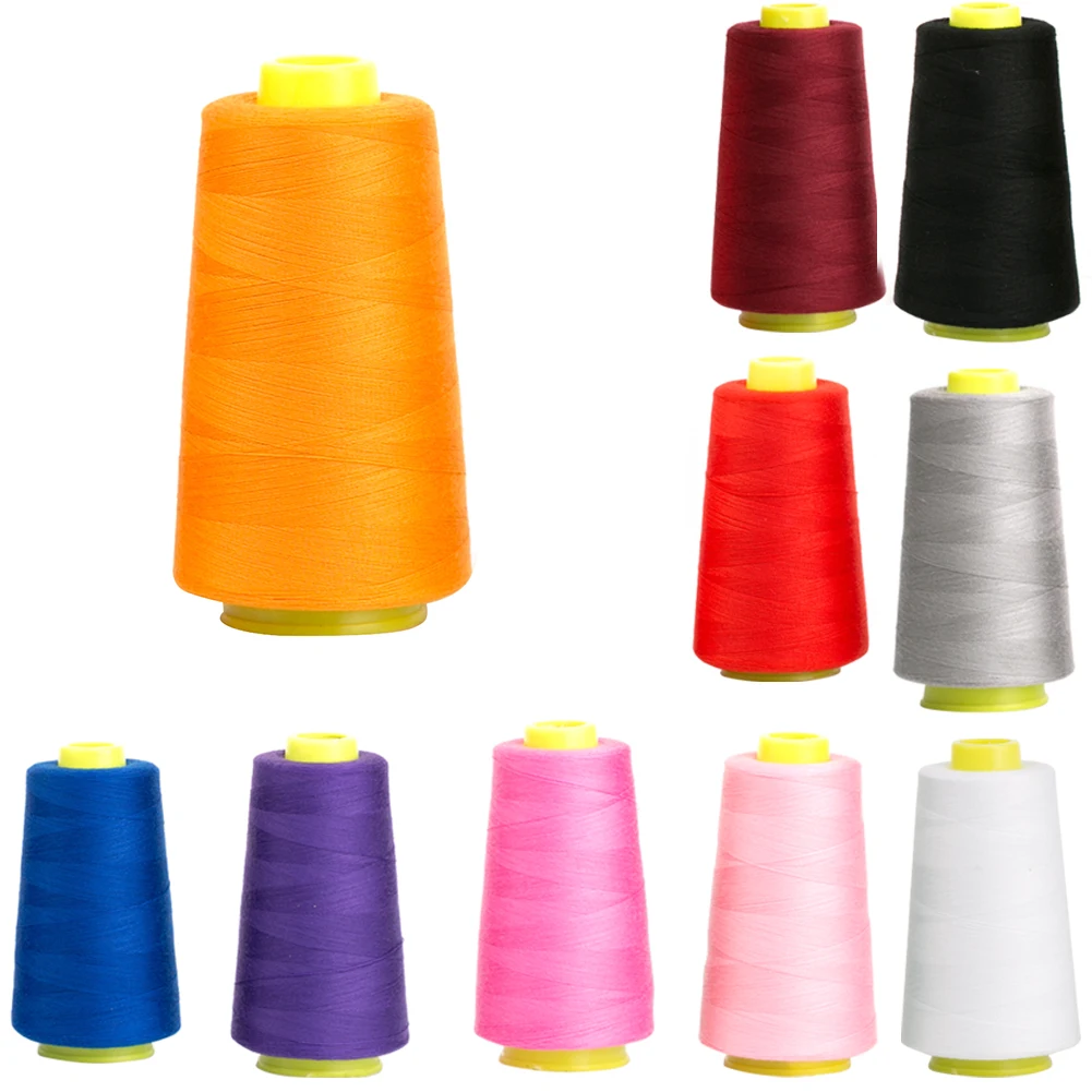 Шитье Serger 40/2 квилтинг тяжелых хлопчатобумажных нитей вязальные катушки|Швейные