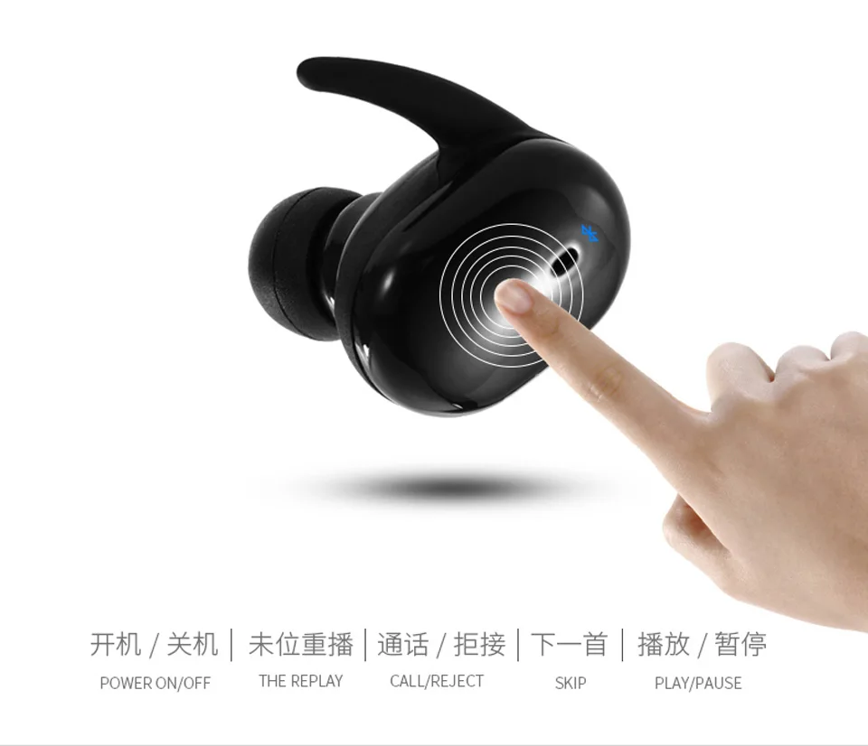 TWS4 беспроводные наушники bluetooth с сенсорным управлением 5,0 наушники 3D стерео беспроводные наушники с двойным микрофоном