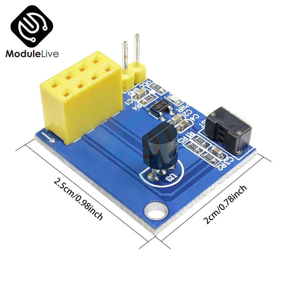 ESP8266 ESP 01S ESP01 DS18B20 модуль датчика температуры и влажности Wifi для Arduino Smart Home IOT DIY