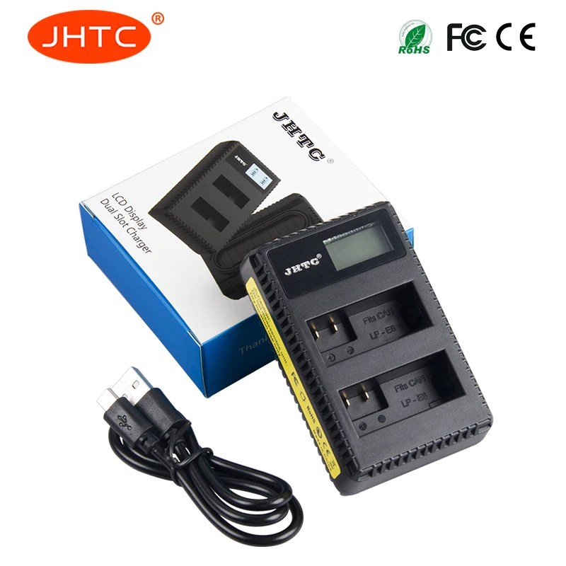 JHTC зарядное устройство LP E8 для Canon EOS Rebel t2i t3i 550d 600d 650d 700d аккумуляторная батарея