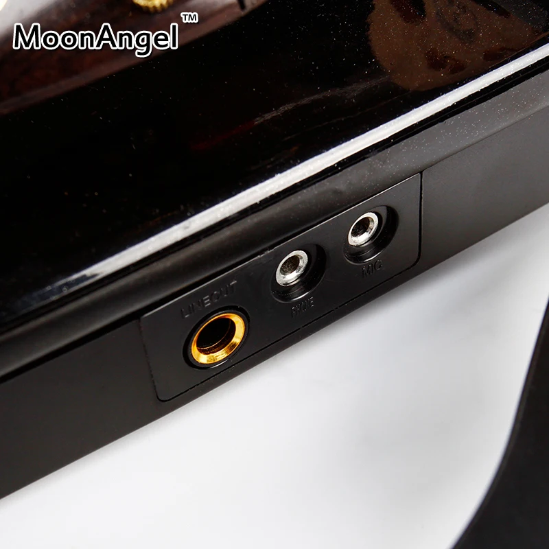 4/4 черный деревянный Электрический Скрипка Музыкальные инструменты хорошее