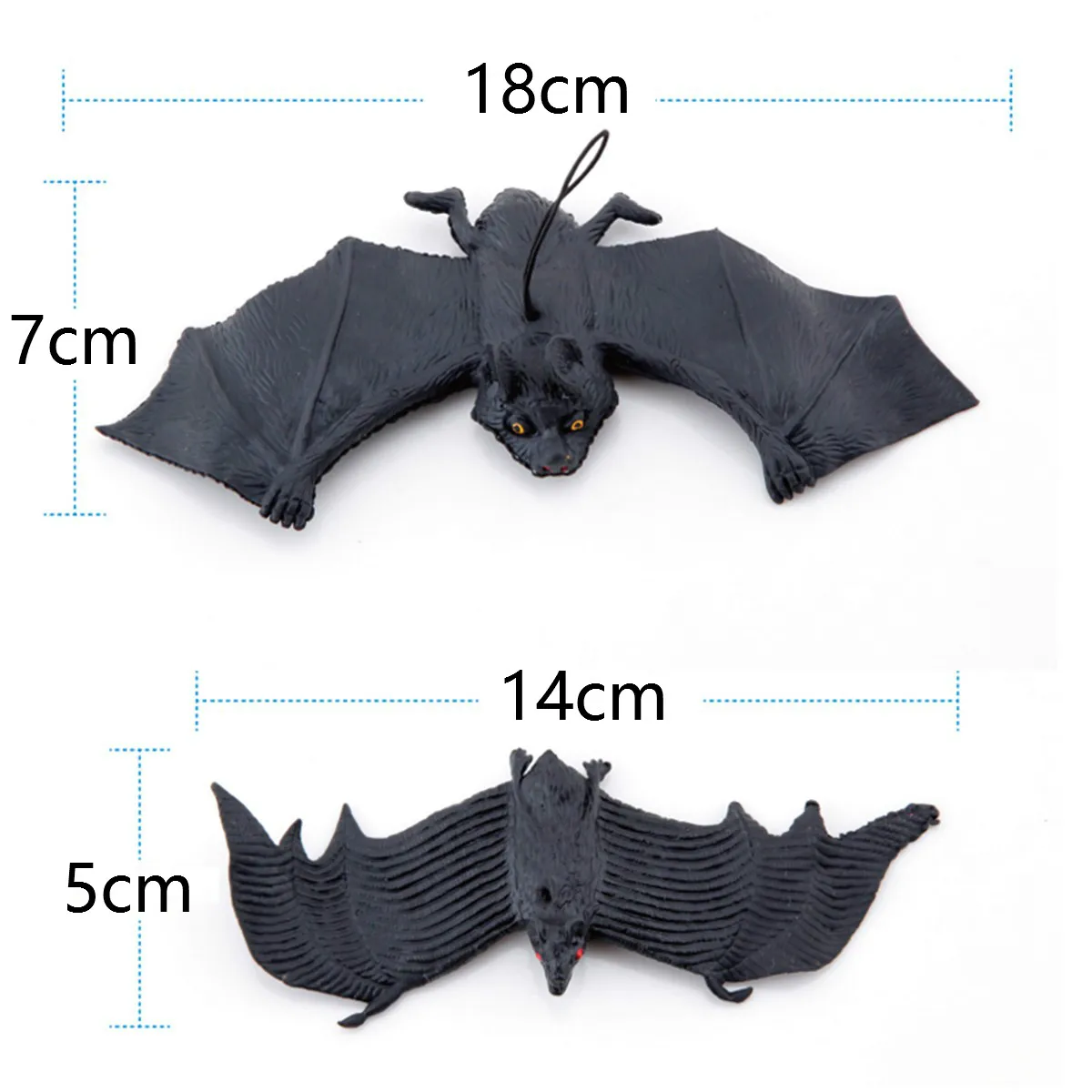 Хэллоуин бутафория для Хэллоуина резиновая имитация черная подвеска летучие