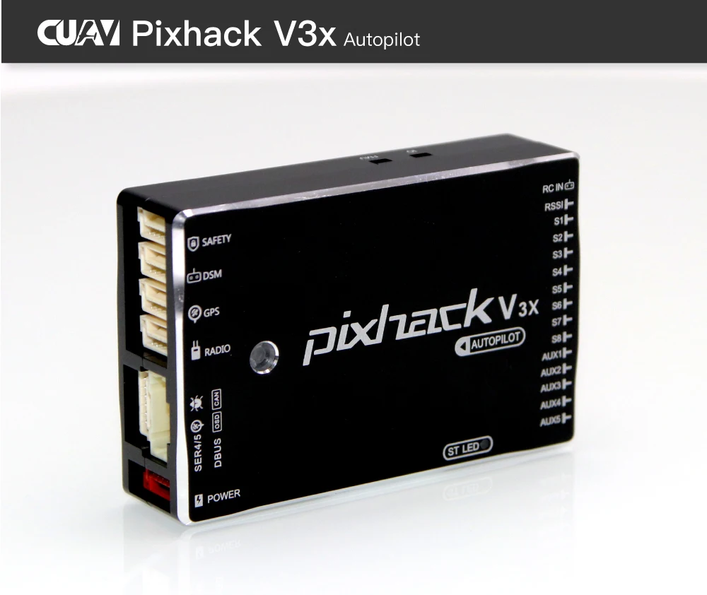 CUAV Pixhack V3 Контроллер полета Автопилот с M8N gps для RC мульти роторный Дрон