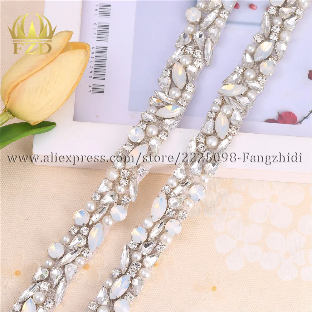 FZD оптовая продажа 10 ярдов свадебное украшение из бисера хрустальные стразы