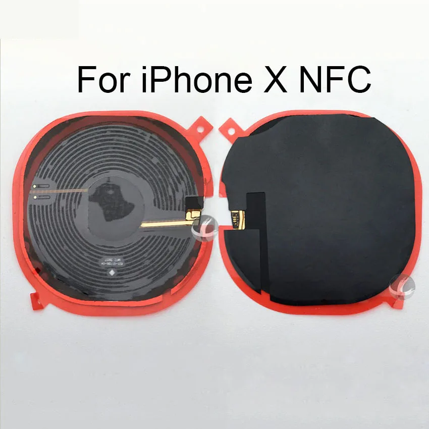 NFC Беспроводная зарядка для iPhone 8 8P X Plus панель зарядки наклейка зарядное