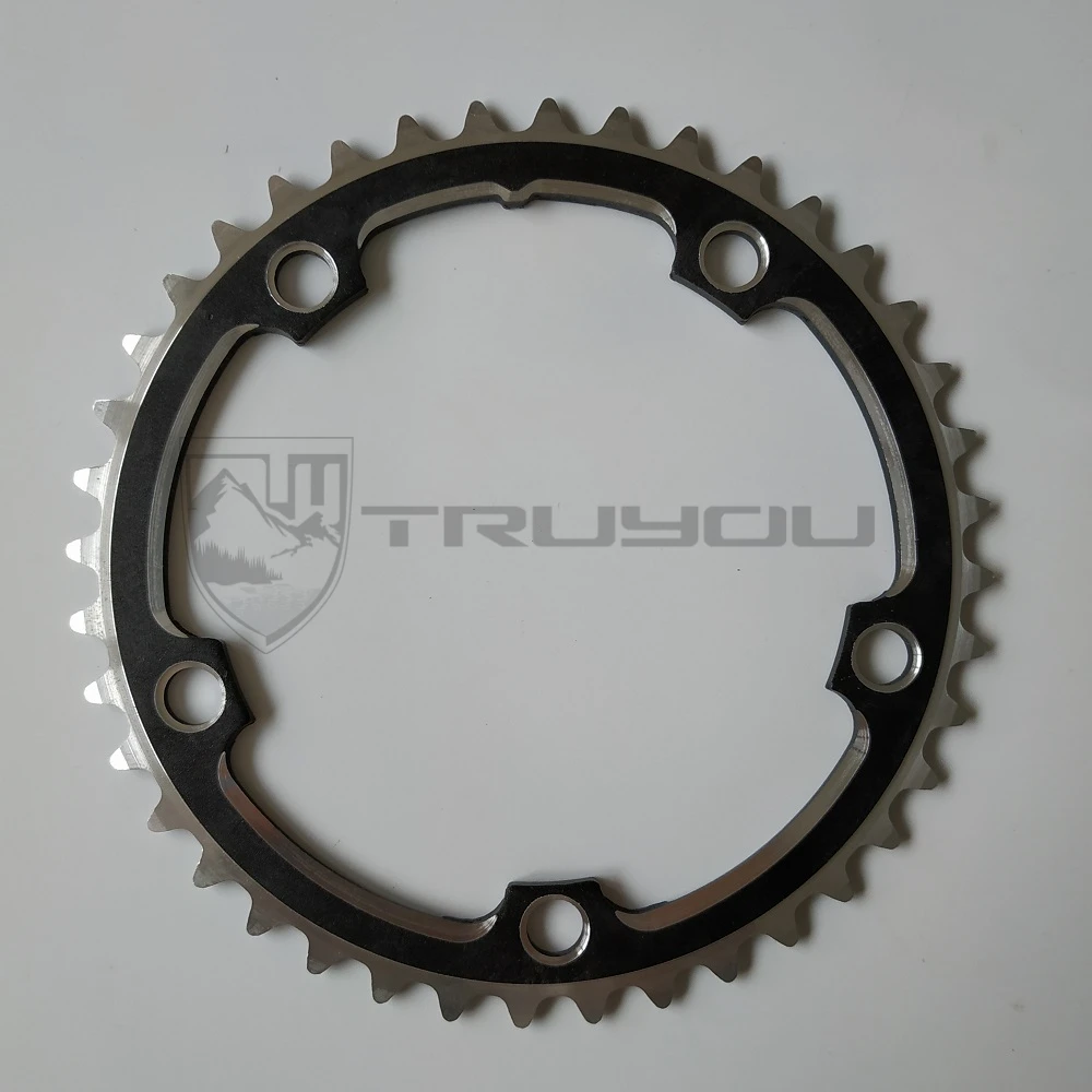 TRUYOU цепь колеса 130BCD 38T 39T 40T 42T 44T 46T 48T 50T 52T 53T 56T складной велосипед цепь для дорожного велосипеда - Цвет: 40T