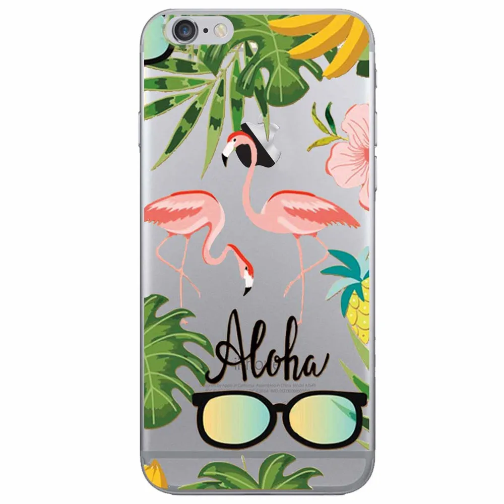 Soft Silicone TPU Case for Huawei P9 Lite Patterned Pineapple Watermelon Banana Leaves Flowers Back Cover P10 P20 |
