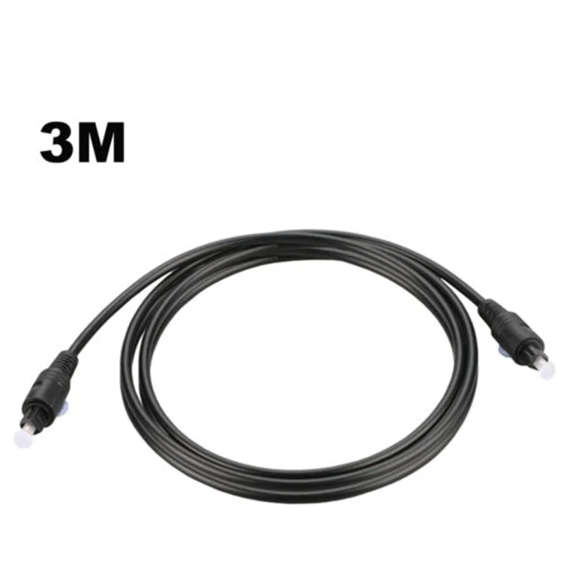 Цифровой OD2.2mm волоконно оптический аудио Toslink SPDIF кабель свинца 1 м 3 5 волоконные