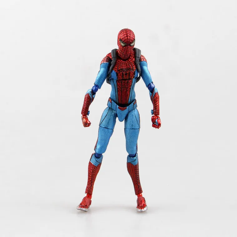 Huong Аниме Фигурка Супергероя человека-паука Удивительный Человек-паук Figma #199 ПВХ