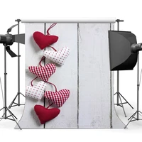valentines day backdrop photography backdrops sweet string hearts white stripes wood floor wedding background