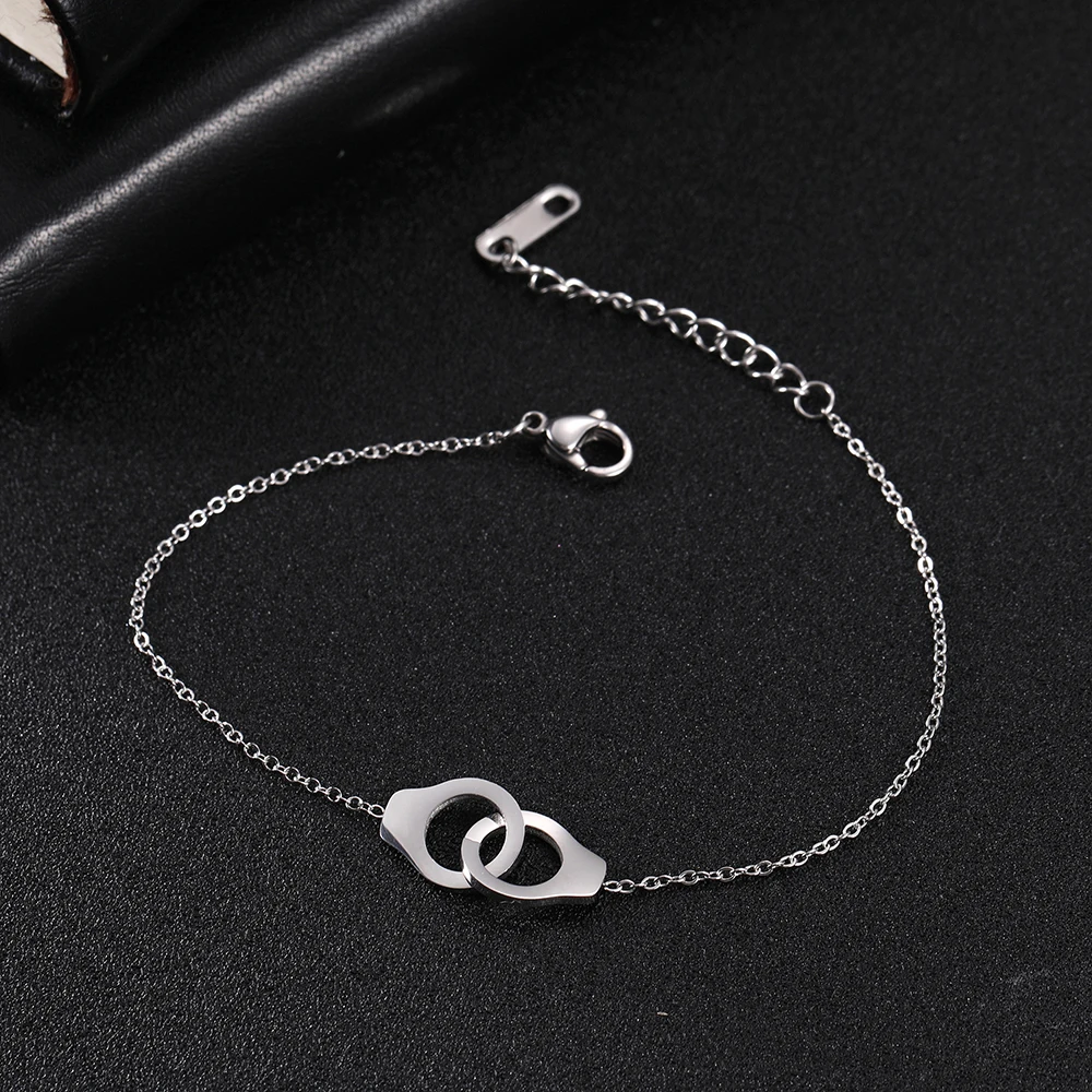 Женский браслет-цепочка LIKGREAT браслет из нержавеющей стали с подвеской на