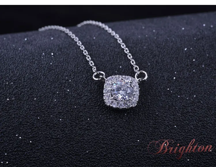 2015 popular women's simulated diamond necklace inlaid 17 | Украшения и аксессуары