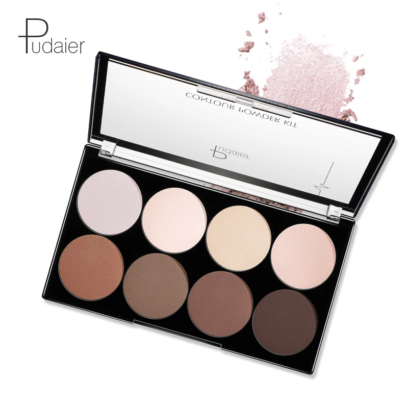 Pudaier Face highlighter пудра палитра корректирующий консилер мощность макияж 3D лицо