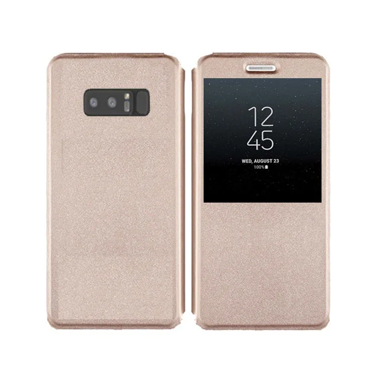 KIYLCZXYCM для galaxy note 8 Smart оригинальный вид окна флип кожаный чехол на samsung (6 3 дюймов)
