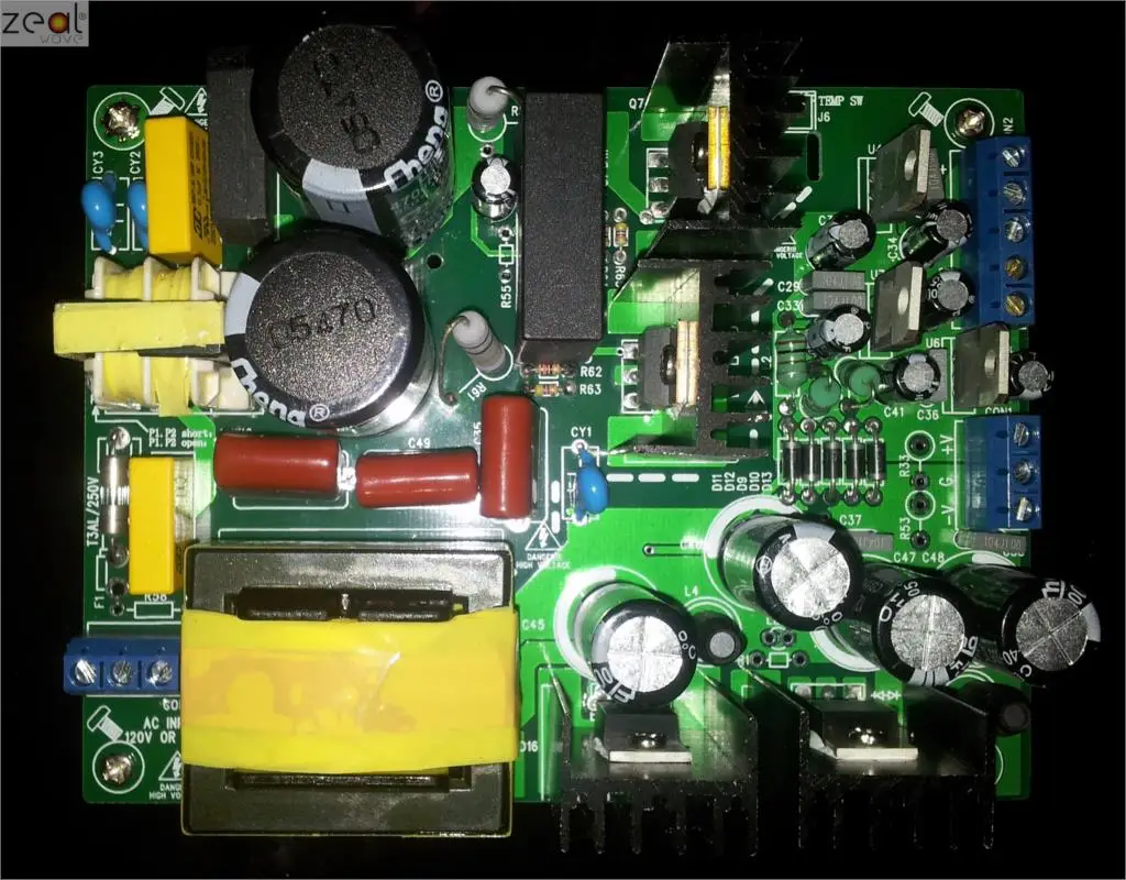 Для усилителя двойного напряжения PSU аудио усилитель коммутационный блок