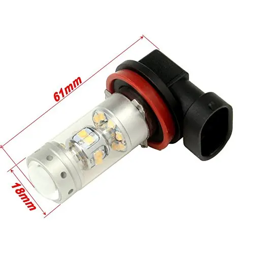 2X CANBUS BLANCO H11 H8 28 светодиодный s светодиод CREE/Sharp чипы 1200LMS BOMBILLAS фару ANTINIEBLA PARA For Audi A3