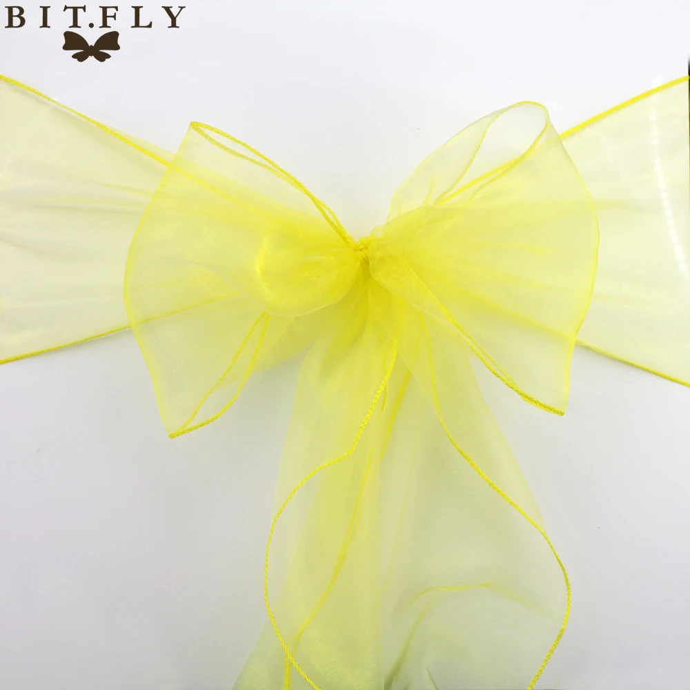 Чехлы на стулья из органзы для свадьбы и мероприятий чехлы с бантом