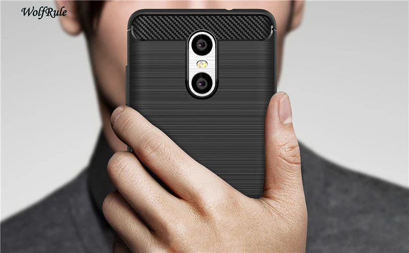Чехол wolfrole для Xiaomi Redmi Note 4 Ударопрочный Мягкий чехол телефона из ТПУ с кистью Pro |
