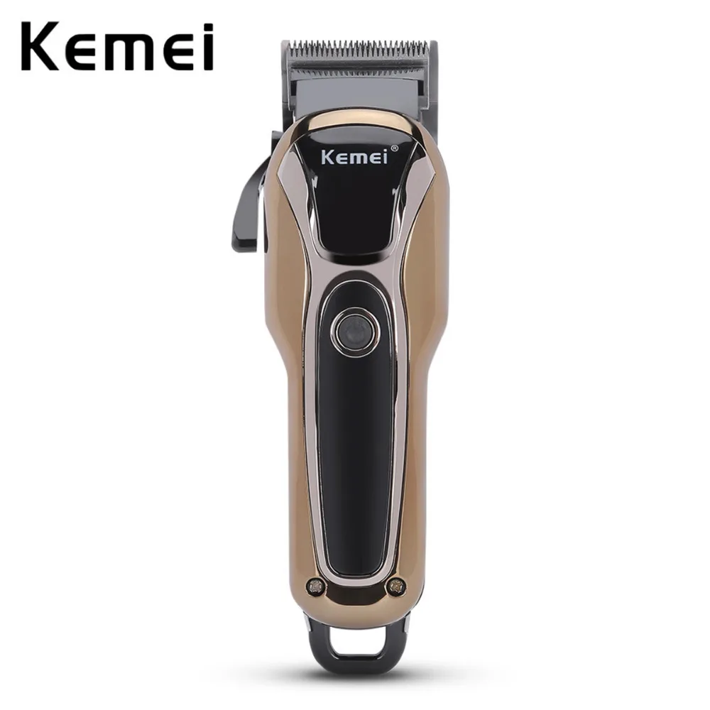 100-240 В Kemei перезаряжаемый триммер для волос профессиональная машинка для стрижки волос бритвенный станок для стрижки волос борода электрическая бритва