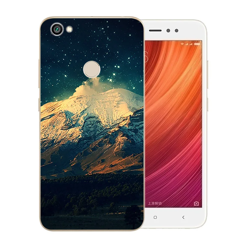 Для Xiaomi Redmi Примечание 5A Prime чехол для телефона с отпечатком пальца силиконовый