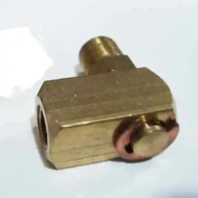 M8x1mm наружная резьба x 4 мм диаметр трубы Регулируемый латунный опрессованный