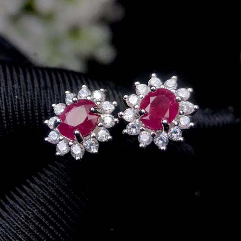 Женские серьги гвоздики из серебра 925 пробы|Серьги-гвоздики| |