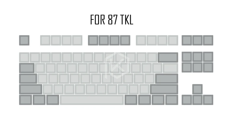 Dsa pbt пустой светильник градиентный нейтрально-серый фильтр колпачки 60% gh60 poker2 xd64 87 104 xd75 xd96 xd84 cosair k70 razer blackwidow планка jj40 jj50