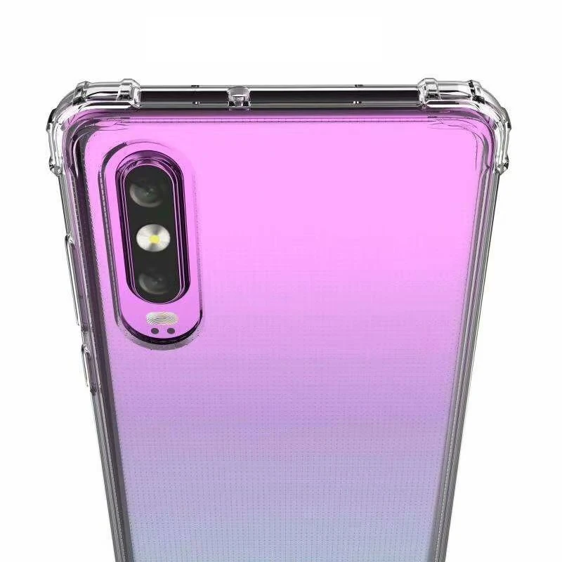 Защитный противоударный бампер силиконовый чехол из ТПУ для Huawei P20 Pro P30 P10 мягкий