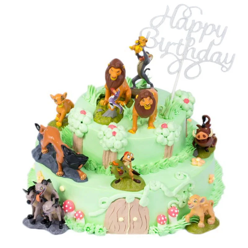 

The Lion figure Cake topper The Lion Guard King Kion Figures Bunga Beshte Fuli Ono Cupcake Decorations Supplies