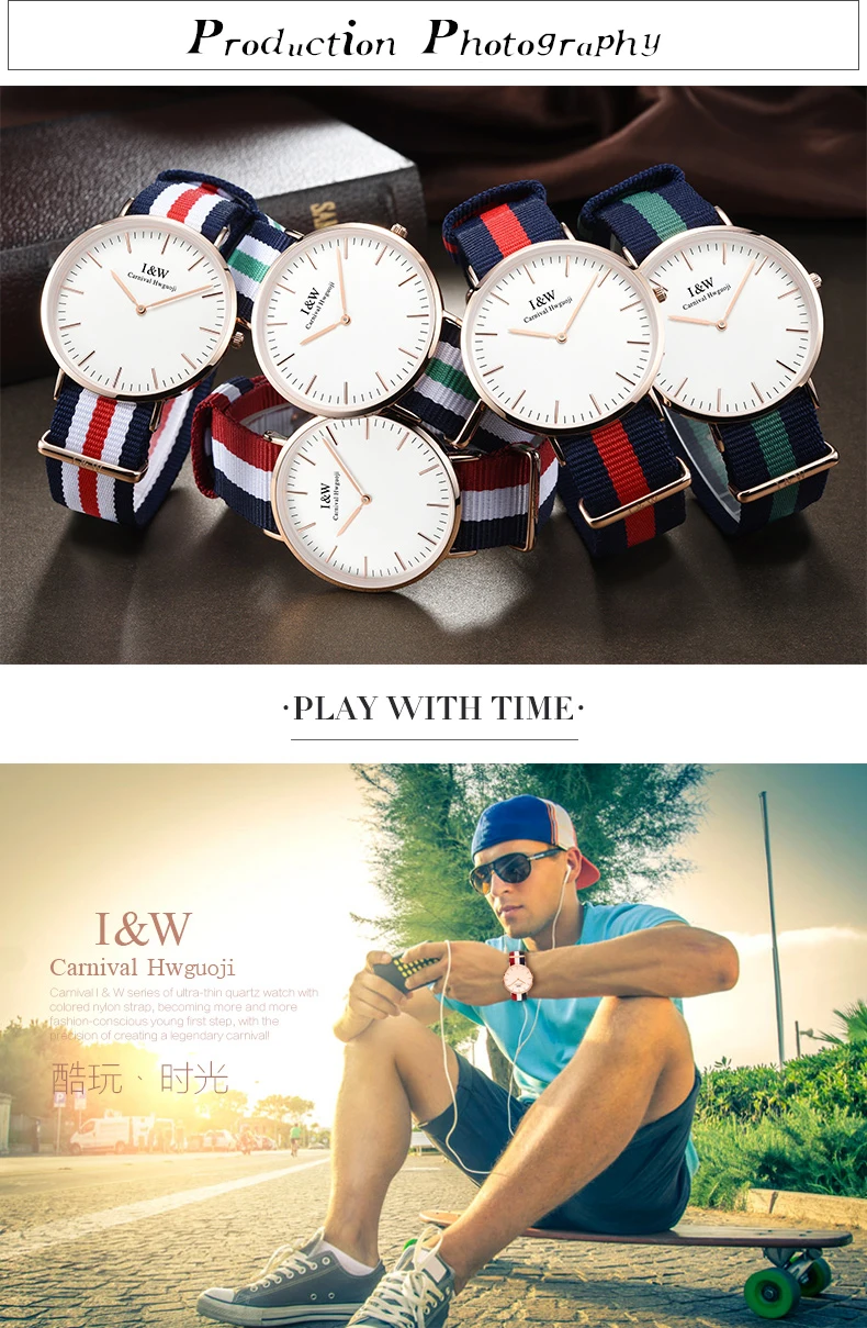 Часы наручные CARNIVAL 2017 Мужские кварцевые Роскошные с сапфировым стеклом и