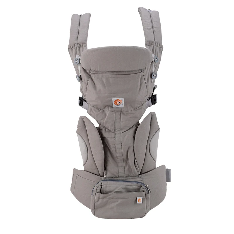 omni cotton grey Egobababy omni 360 Многофункциональный дышащий рюкзак-кенгуру для малышей - Цвет: omni cotton grey