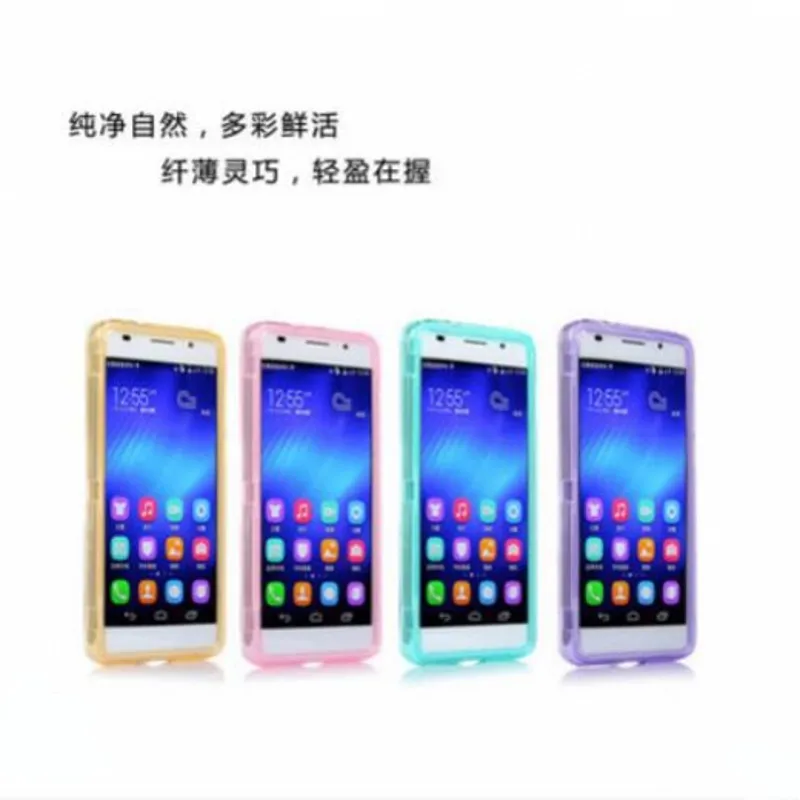UMGG 360 Full Protection Silicone Clamshell Anti-knock Case For HuaWei Honor 6 Free Gift Dustproof Plug | Мобильные телефоны и