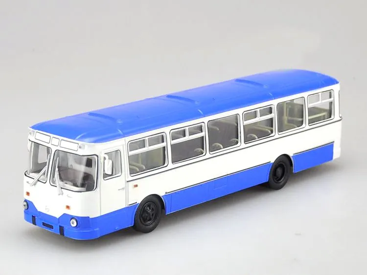 Специальное предложение 1:43 русский автобус 677-м из сплава модель автобуса голубая Коллекционная модель