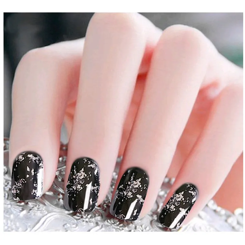 1 коробка Серебряная Золотая фольга сахарная блестящая пудра золотые серебряные