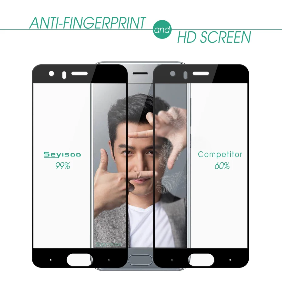 [В 2 упаковках] 100% оригинальное защитное закаленное стекло для Huawei Honor 9 защита