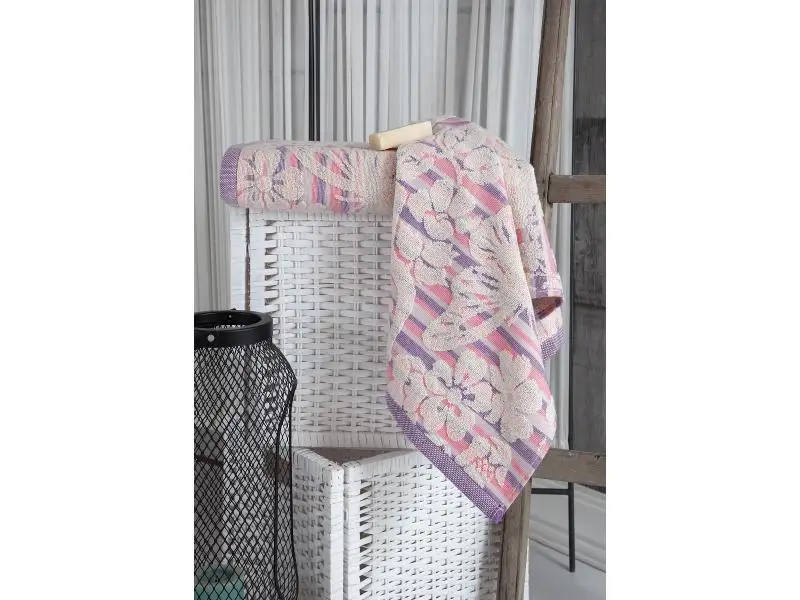 Полотенце банное KARNA MARIPOSA 70*140 см розовый|Банные полотенца| |