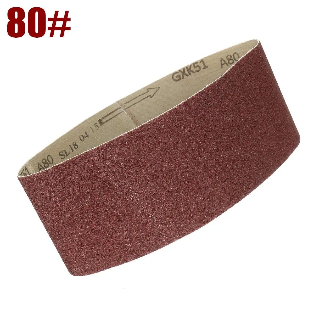 80 40/60/80/120#610x100 мм кольцо абразивный шлифовальный ремень оксида алюминия для Сандерс абразивные инструменты оксид алюминия - Цвет: 80