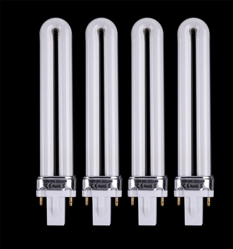 4pcs UV lamp tube 120s таймер УФ лампа Сушилка для ногтей 36 Вт лампа для маникюра Дисплей сушка всех гелей лак для ногтей инструменты для дизайна ногтей - Цвет: 4pcs UV lamp tube