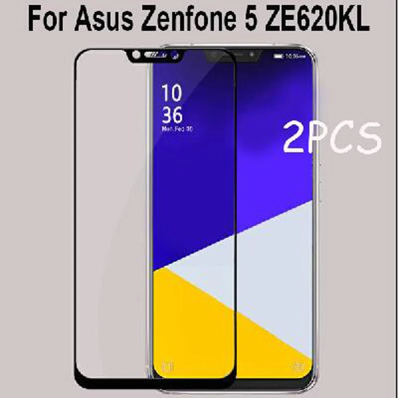 2 шт. закаленное стекло ZE620KL для Asus Zenfone 5 полная защита экрана Защитная пленка