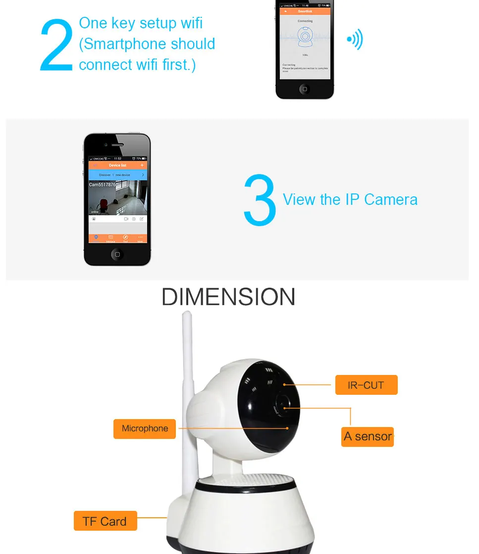 720 P/1080 P Wi-Fi камера системы безопасности Беспроводная HD Цифровая безопасность IP PTZ камера ИК инфракрасное ночное видение местная сигнализация Yoosee App