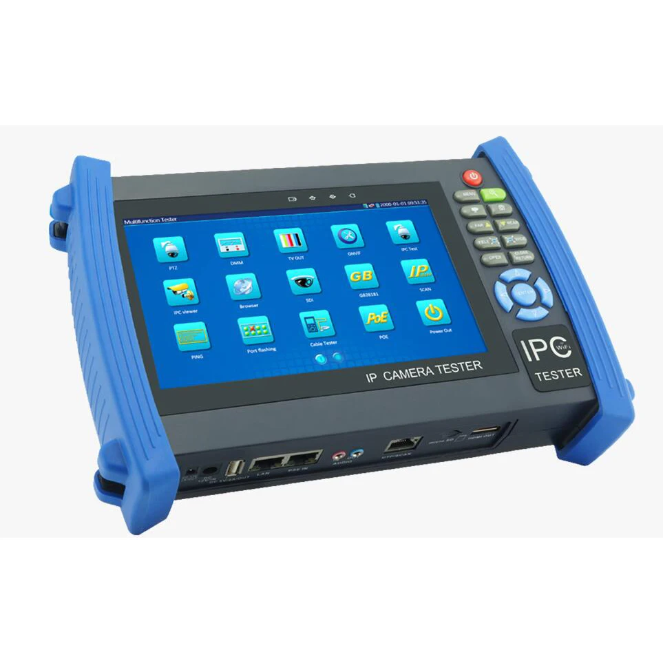 7 дюймов сенсорный экран Экран CCTV тестер 1080P Ip камера Powr Банк/POE/WI-FI/аналоговый |