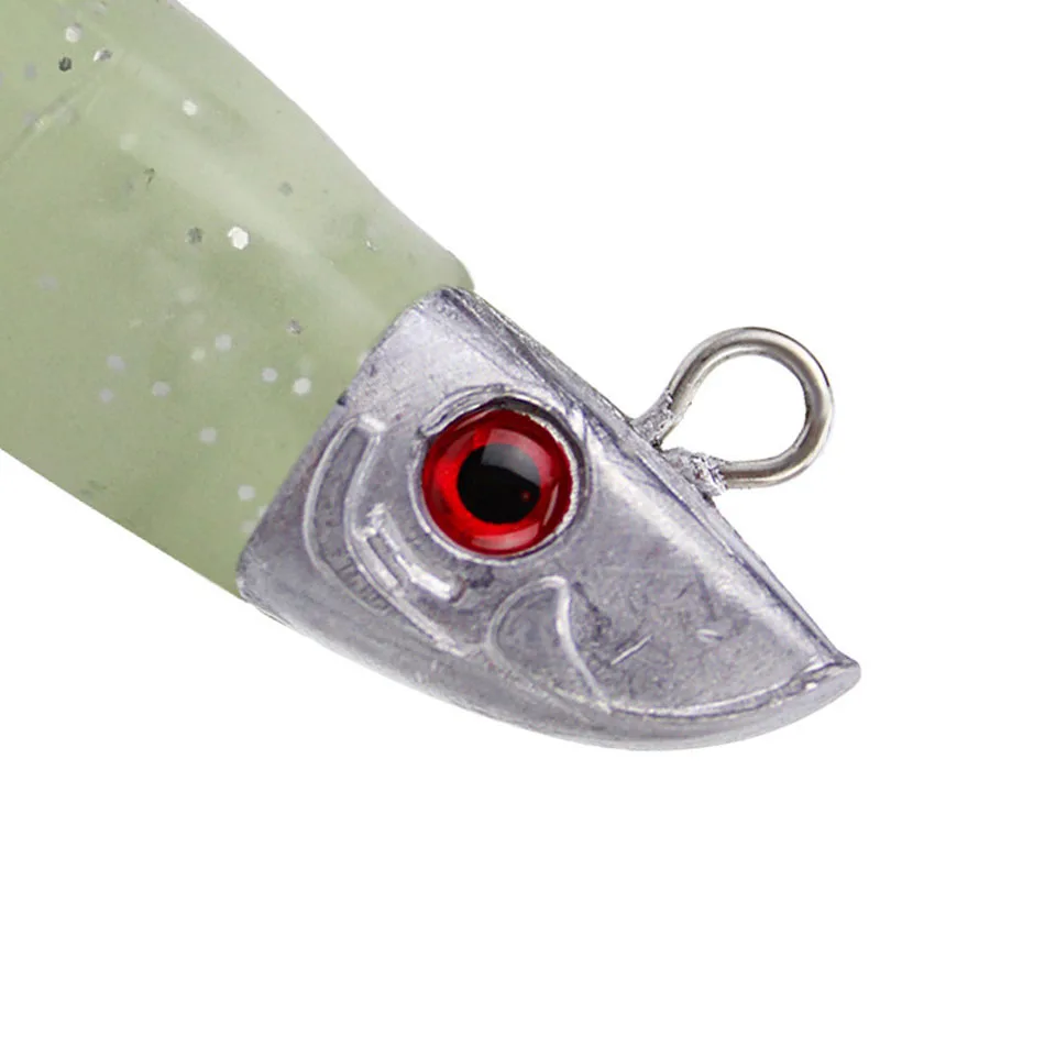 Loogdeel 8 см 5 г Jig Head мягкие приманки T хвост искусственные крючок под червя рыбы