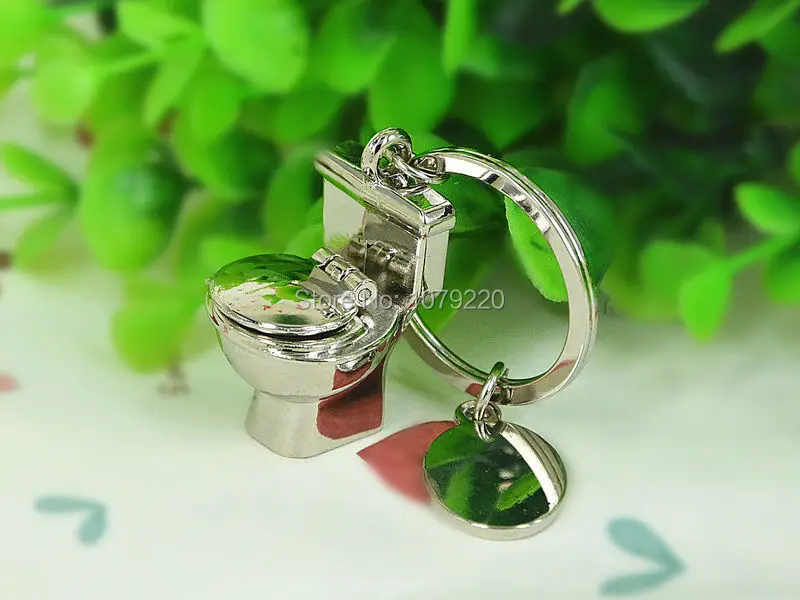 HJ ванная комната туалет модели сплава брелок полированный хром Классический 3D