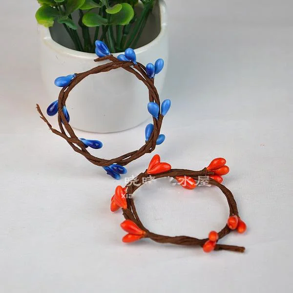 10 шт./лот гирлянда из ротанга с имитацией цветов браслет головной убор аксессуары