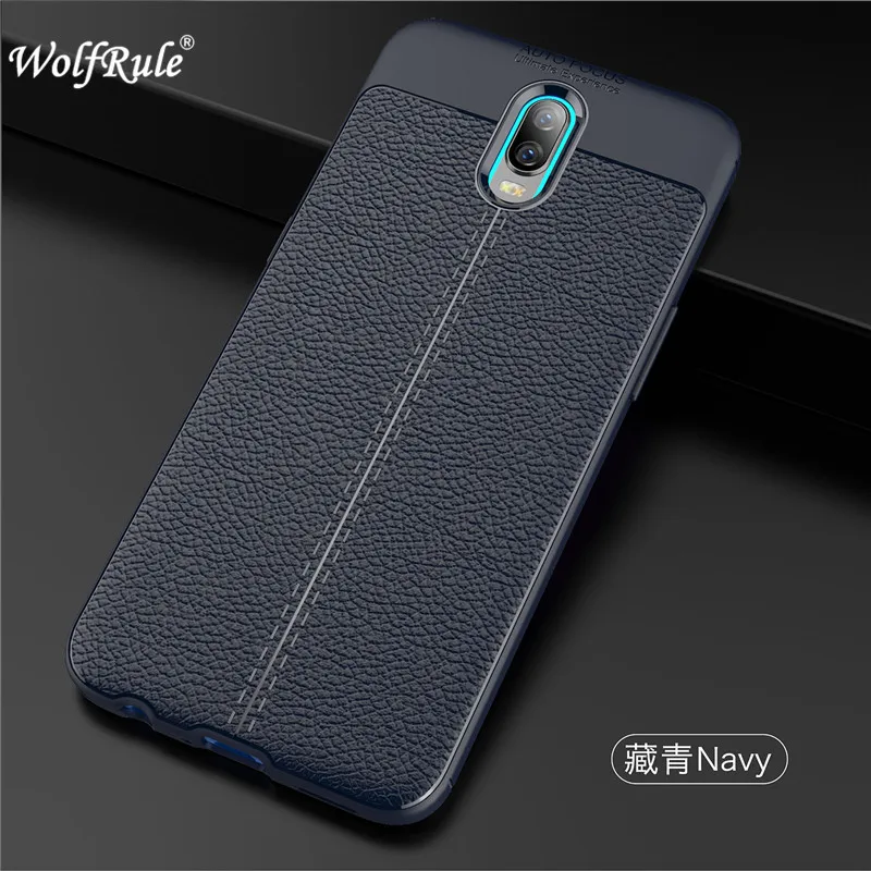 WolfRule OPPO R17 Case Shockproof For Luxury Leather Soft TPU Cover Phone Fundas 6.4&quot | Мобильные телефоны и